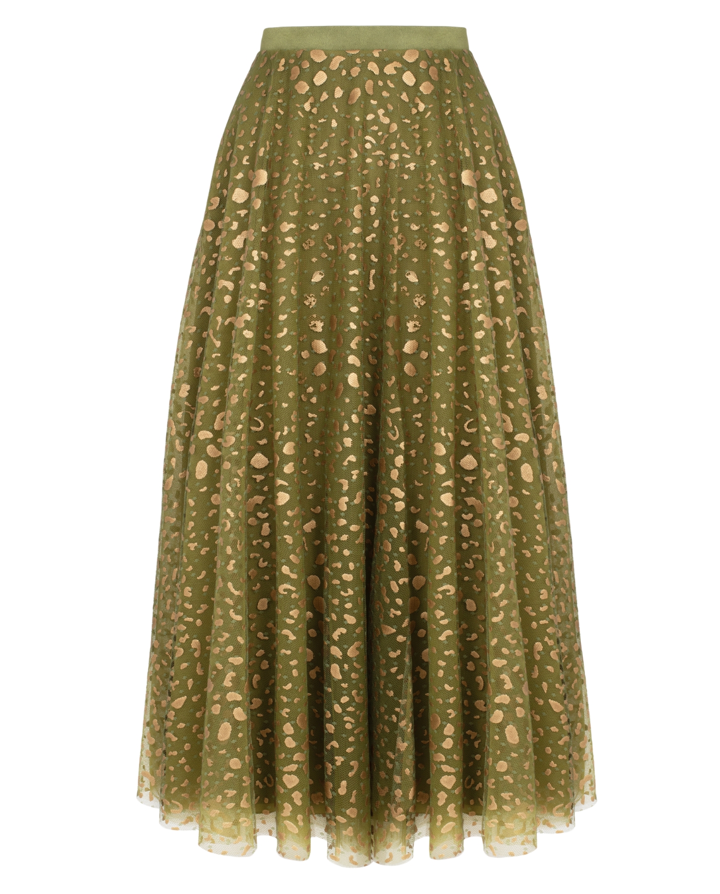 Sassi Holford Fenland Midi Skirt Green