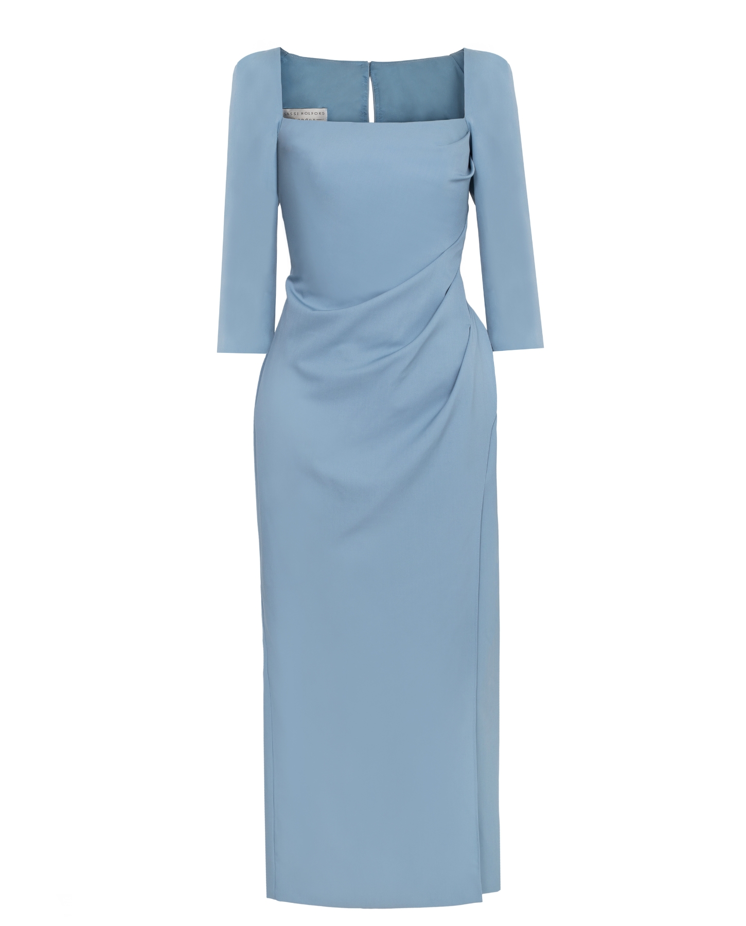 Sassi Holford Sky Blue Midi Length Darlington Mother of the Bride Dress